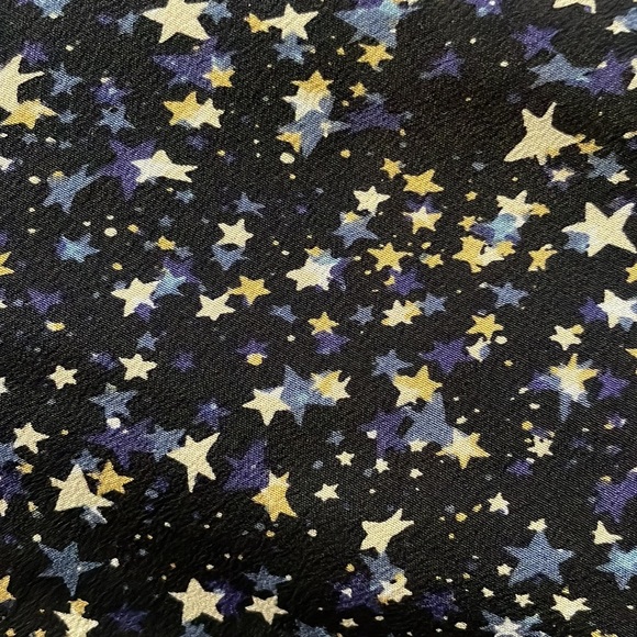 NWT Ruffle-back silk dress in starry sky print JCREW SIZE 2 - Picture 6 of 6